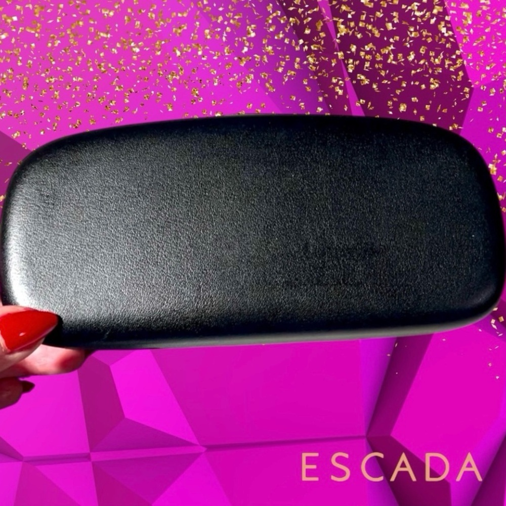 Escada Black & Gold Eyewear Case - Picture 5 of 7